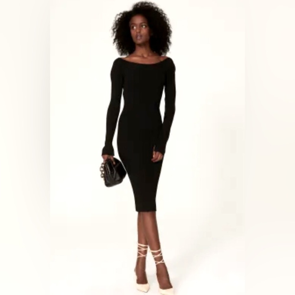 -Gorgeous little brown dress with droopy neckline-
